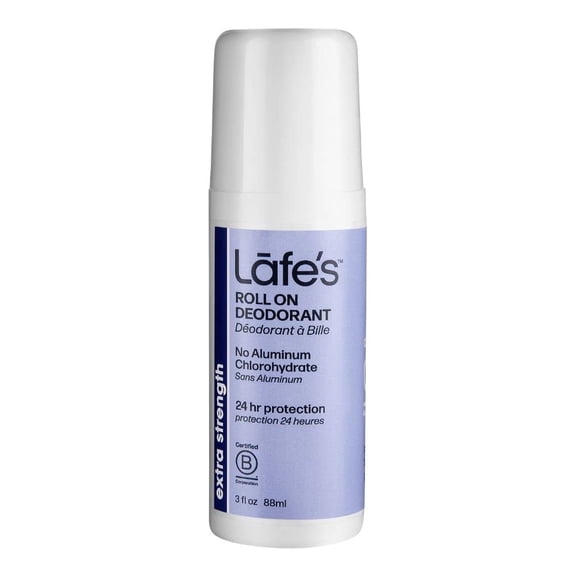 Lafes Natural Roll-On Deodorant, Extra Strength, 3 oz