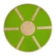 thumbnail image 1 of Tabla de equilibrio de madera, entrenador de equilibrio, entrenamiento de yoga, equipo de fitness portátil Verde, 1 of 8