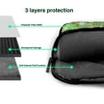 thumbnail image 4 of YFYANG 13 inch Universal Laptop Bag Oxford Cloth Laptop Sleeve, Multi-functional Green Watercolor Spring Flowers Notebook Computer Messenger Bag Handbag, 4 of 8