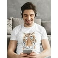 thumbnail image 2 of Painting Of A Tiger Head Tee Men's -Image by Shutterstock, 2 of 4