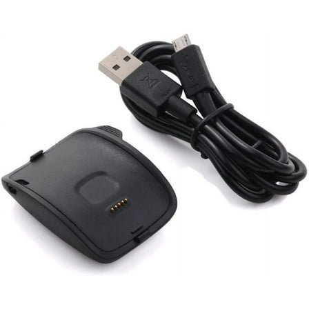 Tianle Compatible with Gear S Charger, Charging Cradle Dock for Samsung Gear S SM-R750 Smart Watch (Black)