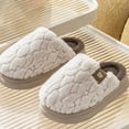 thumbnail image 5 of AURIGATE Womens Plush Memory Foam Scuff Slippers, Fluffy Warm Micro Terry House Shoes, Comfy Slip On Bedroom Slipper, 5 of 5