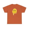 thumbnail image 2 of Dripping funny smiley emoji graphic t shirt Unisex Heavy Cotton Tee, 2 of 8