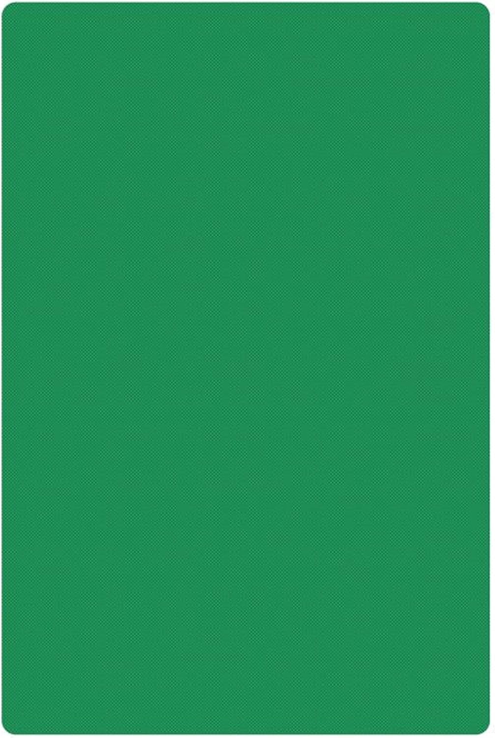 TrueCraftware- 18" X 12" X 1/2” Plastic Cutting Board for Kitchen Green Color- Plastic Commercial Chopping Board Anti Slip Surface Chopping Food Cutting Mat for Meat Vegetables