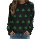 thumbnail image 1 of Blusas para las Mujeres Casual Manga Larga Cuello Redondo Sudadera de las Señoras, Poliéster Suave para Invierno Primavera Uso Diario, 1 of 1
