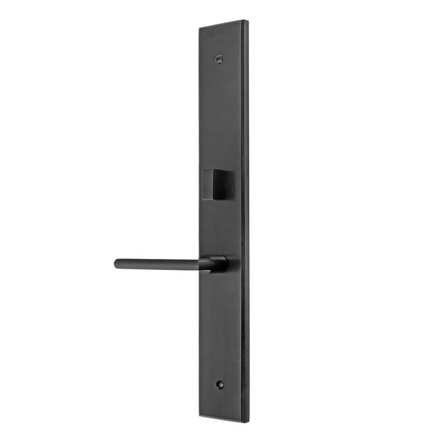 Multi Point Lock Trim Set – Brass 18″x2.5″ Milano | Satin Brass , Black Matte & Satin Nickel Finish | Active Keyed & Dummy | LH & RH Handed