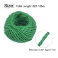 thumbnail image 2 of Uxcell 82ft Jute Twine 0.04inch 3 Ply Natural String for DIY Crafts Green 2Pack, 2 of 7