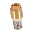 thumbnail image 2 of TISHITA Copper Check Valve Foot Valve Female Connection Heavy Duty Strainer Valve Good Seal Backflow Preventer for Home Garden DN20 with Mesh, 2 of 8