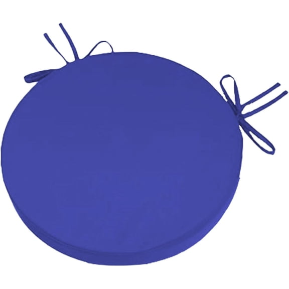 Round Chair Cushion with Ties, 13.7 in Seat Pad for Indoor and Outdoor Use
