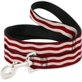 thumbnail image 1 of Dog Leash Bacon Stripe 4 Feet Long 0.5 Inch Wide, 1 of 1