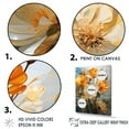 thumbnail image 3 of Designart "Geometrically Broken Buttercups" Buttercups Picture Framed Canvas Wall Art, 3 of 5