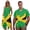 Jamaica Flag, variant on Yuyamidu Matching Hawaiian Outfits for Couples Mens Shirts Hibiscus Dress Asymmetrical Dress for Women Sleeveless Dresses Couples Matching Outfits Mens Beach Shirt Button Down Shirts, Size 2XS