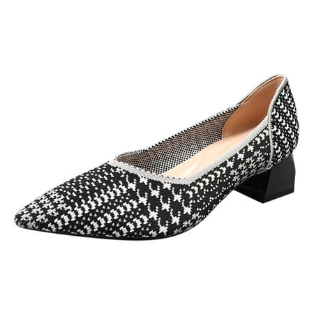 

Flat Shoes for Women Fashion Women Flat Shoes Comfortable Dress Shoes Pointed Toe Flat Ballet Mesh Knit Flat Dressy Slip On Business Casual Shoes