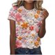 thumbnail image 2 of Blusas de Manga Corta Fiudx Liquidación de Ahorros de Verano Casual Mujer, 2 of 3