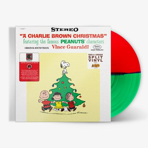 Charlie Brown Christmas Red & Green Exclusive Vinyl