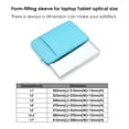 thumbnail image 5 of B2015 Laptop Sleeve Case Notebook Protective Handbag Cover With Soft Zipper Pouch  Laptop Bag Replacement For11"/12"/13"/14"/15"/15.6"/17"  MacBook, Laptop, 5 of 6