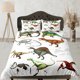 thumbnail image 1 of Fossil Dinosaur Bedding, Kids Bedding Full, Cute Duvet Cover Set, Dinosaurio, 1 of 4