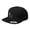 Black, variant on Custom Snapback Hats for Men & Women Barber Logo Embroidery Acrylic Flat Bill Baseball Cap Dark Grey Design Only