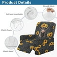 thumbnail image 5 of Kuiaobaty Sunflower Highland Cattle Reclining Slipcover Leopard Print Easy Replacement Recliner Chair Cover Reclining Sofa Slipcover Breathable Recliner Couch Cover with Side Pocket for Pets, 5 of 8
