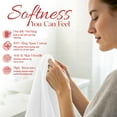 thumbnail image 5 of RIVERSIDE 24 Pack Luxury Washcloths 12x12 with Soft Cotton 400 GSM Quick Dry and Absorbent for Face & Body - White, 5 of 8