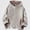 White, variant on DJDLJWCJ Boys Windbreaker Jacket Warm Polar Fleece Winter Coat Comforty Soft Full Zipper Hooded Jacket White Size 12