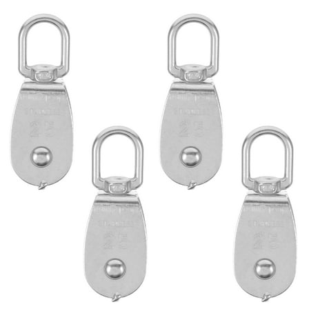 YSNOOWE 4Pcs U-shaped Pulley for Heavy Duty Lifting and Rigging Smooth Operation