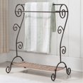 thumbnail image 1 of Toallero tradicional K&B Furniture 1417 de metal con acabado de peltre, 1 of 1