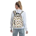 thumbnail image 5 of Yiaed German Shepherd Dog Print Lightweight Backpack Travel Backpacks Hiking Daypack for Women Men, 5 of 5