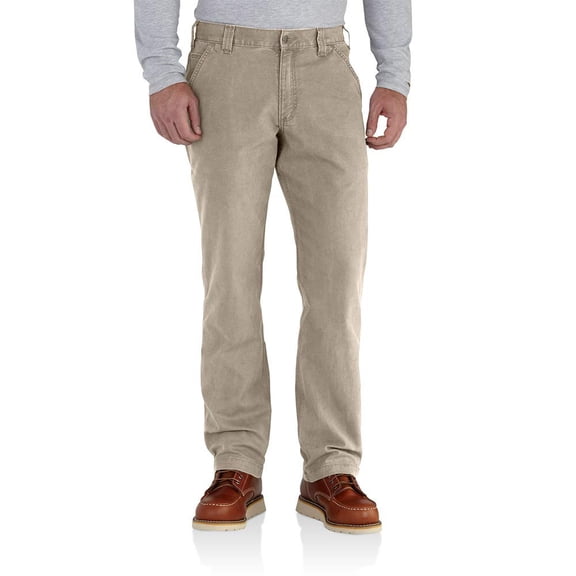 Carhartt Men's Relaxed Straight Rigby Dungaree, Tan, W33 x L28
