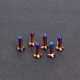 thumbnail image 2 of 6 uds tornillos de cabeza hexagonal para volante de coche de titanio quemado M5x15mm M5x20mm Universal Ndcxsfigh Accesorios para autos y motos, 2 of 9