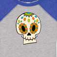 thumbnail image 4 of Inktastic Smiling Sugar Skull for Day of the Dead Boys or Girls Baby Bodysuit, 4 of 5