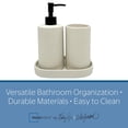 thumbnail image 5 of Mainstays By Becky G. & Alejandra 3-Piece Bath Accessory Set, White, 5 of 13