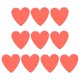 thumbnail image 1 of EeaseMX 10 pegatinas magnéticas de 30 x 2,2 mm con forma de corazón, para nevera, juguetes para niños (rojo), 1 of 7