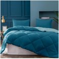 thumbnail image 1 of KASENTEX Ensemble de Couette Réversible Bicolore Super Doux Bleu Sarcelle/bleu, Grand Lit, 1 of 5