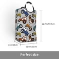 thumbnail image 2 of Cauagu Color Tractor Print Hamper Basket Bin,Extra Large Dirty Clothes Hamper 50L Laundry Baskets with Handles Laundry Hampers for Bedroom/Living Room/Bathroom, 2 of 5