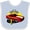 Blue and White, variant on Inktastic Race Car 1st Birthday Boys Baby Bib