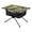 Yellow & Silver Butterflies, variant on Outdoor Folding Table Portable Picnic Camping Table For Garden Fishing Beach Peach Painting