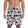 thumbnail image 2 of Picia Cow Pajama Shorts for Men, Men's Pajama Bottoms, Sleepwear,Short Pajama Pants-Medium, 2 of 9