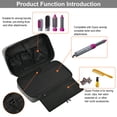 thumbnail image 3 of Beautyflier Travel Storage Bag Compatible with Dyson Airwrap Styler, Travel Carrying Case for Shark FlexStyle Attachments Storage, 3 of 7