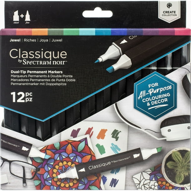 Spectrum Noir Classique Alcohol Markers 12/PkgJewel