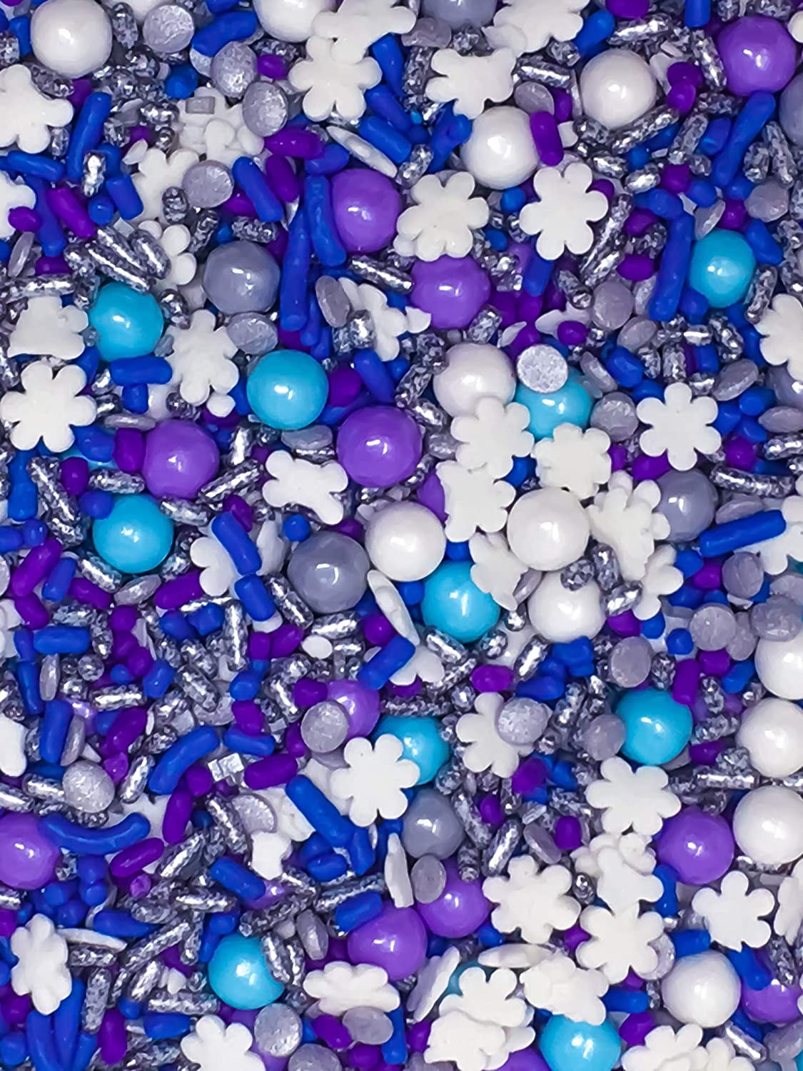 Sprinkle Deco® Snowstorm Snowflakes Edible Decoration Confetti Sprinkles Cake Cookie Cupcake IceCream Donut Quins