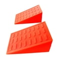 thumbnail image 3 of 2 bloques de cuña para sentadillas portátiles y ajustables para entrenamiento deportivo en interiores de Pilates Naranja, 3 of 8