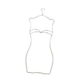 thumbnail image 2 of Bikini tragador de baño de trajes de baño de trajes de almacenamiento organizador de vestuario de lencería percha de bikini para boutiques waper Plata, 2 of 8