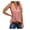 Pink, variant on Glisme Tank Tops For Women Basic V Neck T Shirts Summer Casual Sleeveless Racerback Tank Tops Softness Black Top