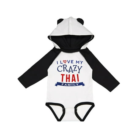 

Inktastic Thailand Funny Thai Family Gift Gift Baby Boy or Baby Girl Long Sleeve Bodysuit