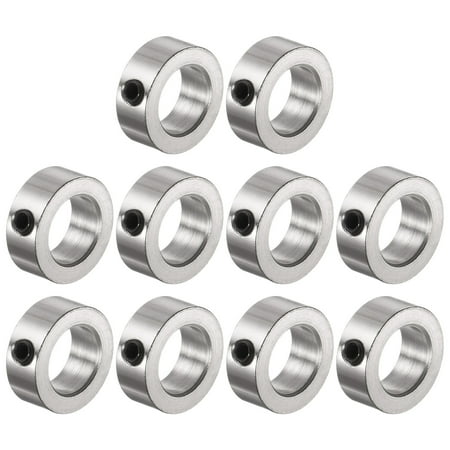 

10 Packs Set Screw Collars 8.05mm Bore Shaft Collars 13mm OD 5mm Width Gear Stopper Wheel Collar