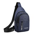 thumbnail image 3 of yuksok Crossbody Bag Adjustable Shoulder Strap Backpack for Work Traveling Business Blue, 3 of 9
