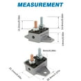 thumbnail image 4 of GLOSO E537 Stud Bolt Type Circuit Breaker, Manual Reset (T3), Crosswise Bracket, Plastic, (40 Amp - Single pack), 4 of 7
