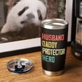 thumbnail image 3 of Cool Dad Gifts for Men, Husband Daddy Protector Tumbler 20oz, Birthday Gifts for Dad Husband, Father''s Day Gifts for Dad Husband Valentines Day Gifts, Christmas Gifts Coffee Cup, 3 of 6