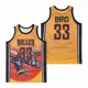 thumbnail image 3 of Camisetas de baloncesto VALLEY ALTERNATE HIGH SCHOOL 33 BIRD Jersey Costura Bordado Ropa deportiva al aire libre de alta calidad Azul negro 2024, 3 of 5